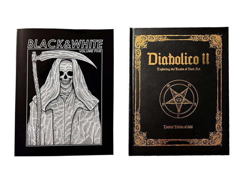 2 books by Out of Step. Black and White: Volume 5 and Diabolico II