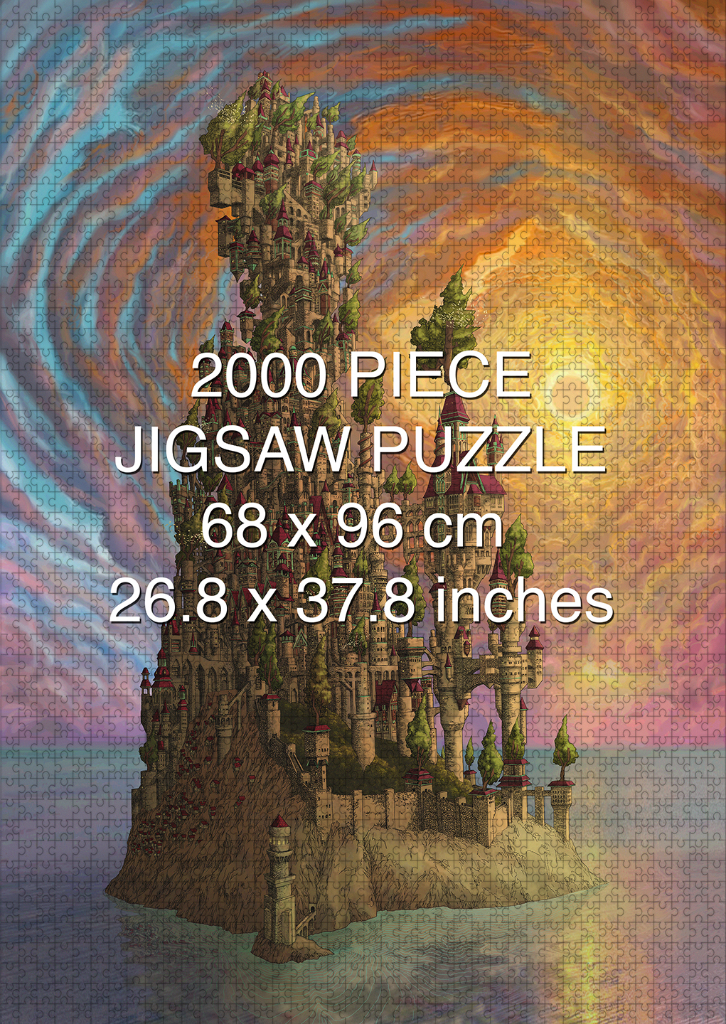 A Delicate Balance: The KA Delicate Balance: The Kingdom 2000 piece puzzle by Aaron Wolf and Pandemic Puzzlesingdom 2000 piece puzzle