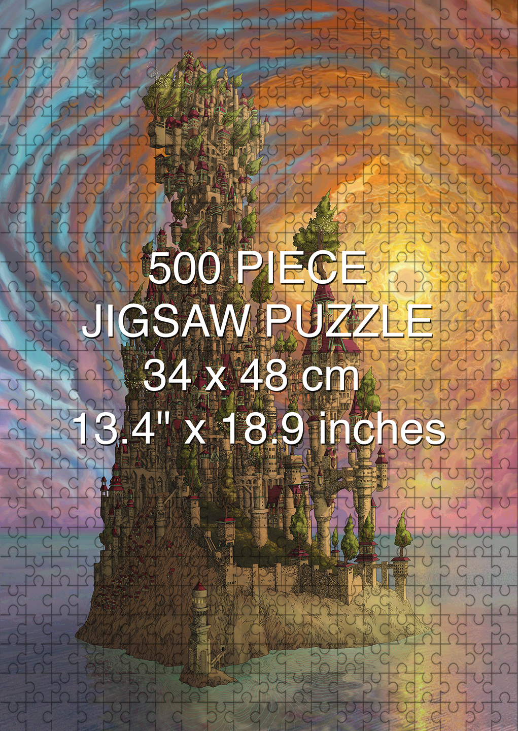 A Delicate Balance: The Kingdom 500 piece puzzle by Aaron Wolf and Pandemic Puzzles